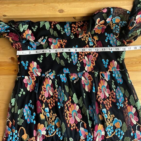 Philosophy boho floral embroidered midi dress women’s PM - Picture 14 of 15